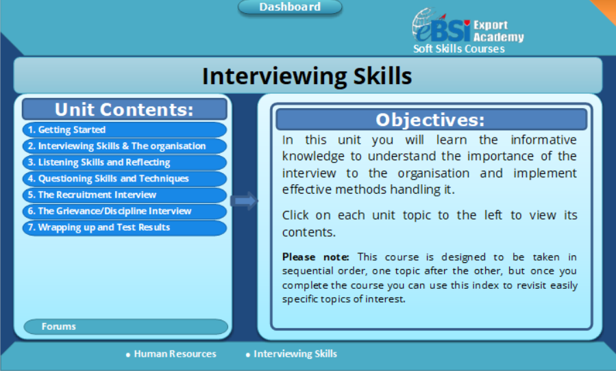 Interviewing Skills