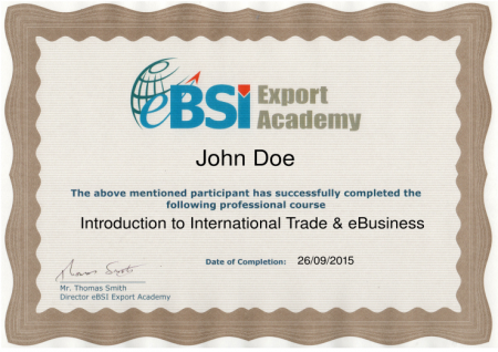 Free Online International Trade Course