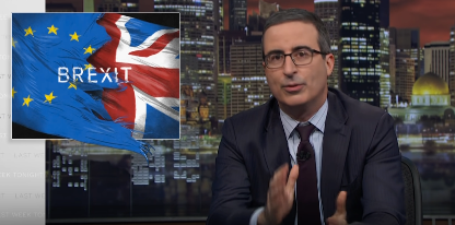 John Oliver returns to take a third lighter look at Brexit