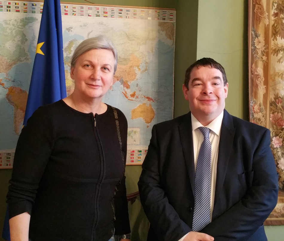 Audience with Romanian Ambassador to Ireland