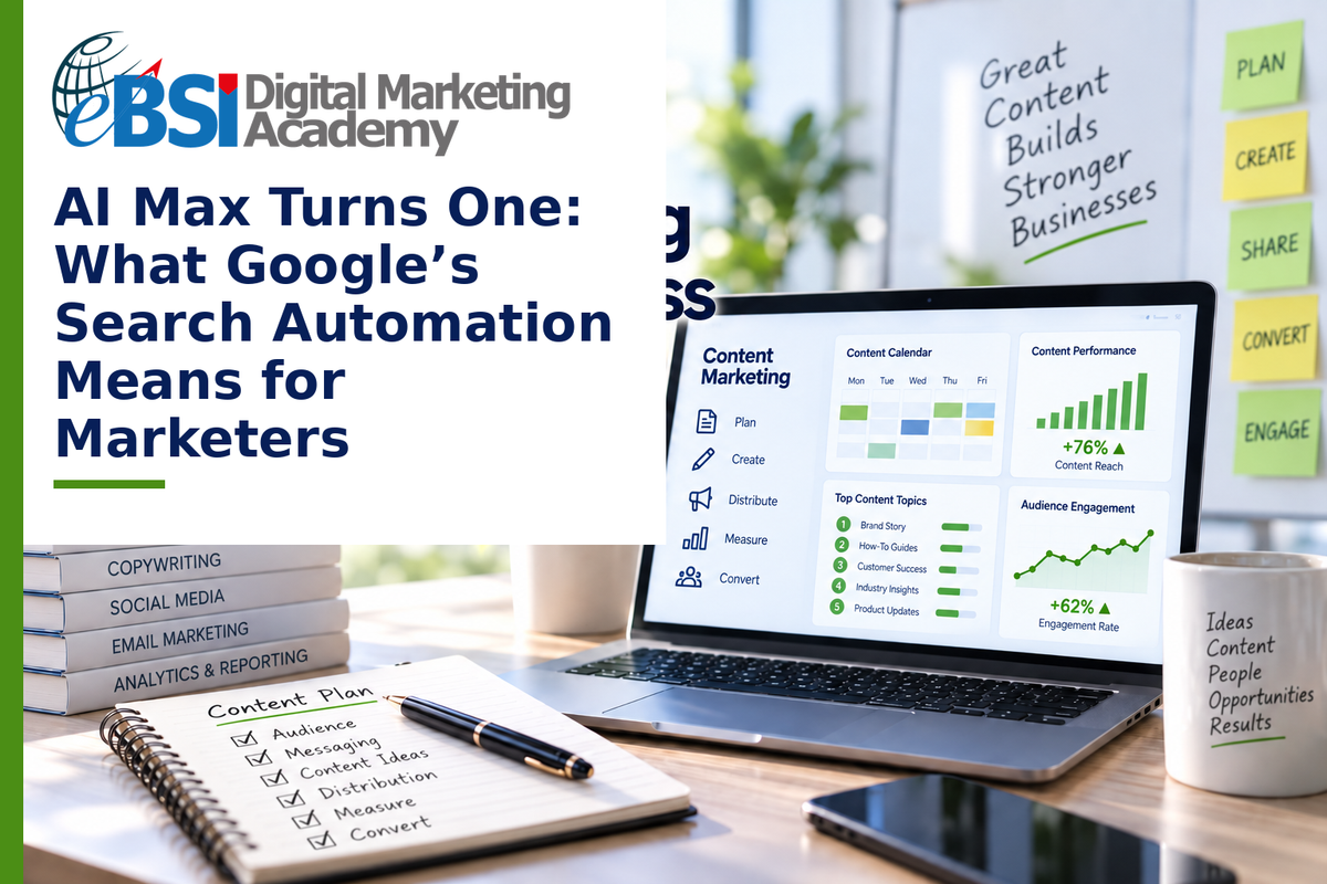 AI Max Turns One: What Google’s Search Automation Means for Marketers | eBSI