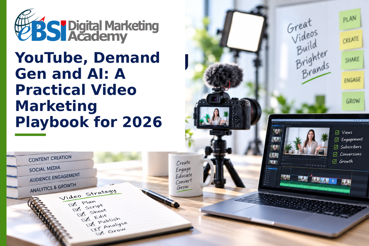 YouTube, Demand Gen and AI: A Practical Video Marketing Playbook for 2026 | eBSI