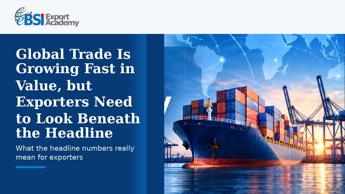 Global Trade Is Growing Fast in Value, but Exporters Need to Look Beneath the Headline | eBSI
