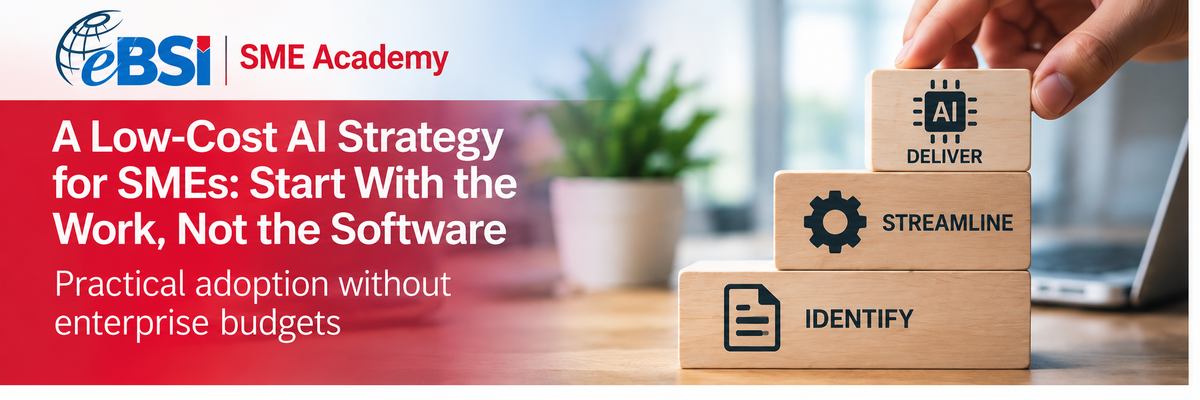 A Low-Cost AI Strategy for SMEs: Start With the Work, Not the Software | eBSI