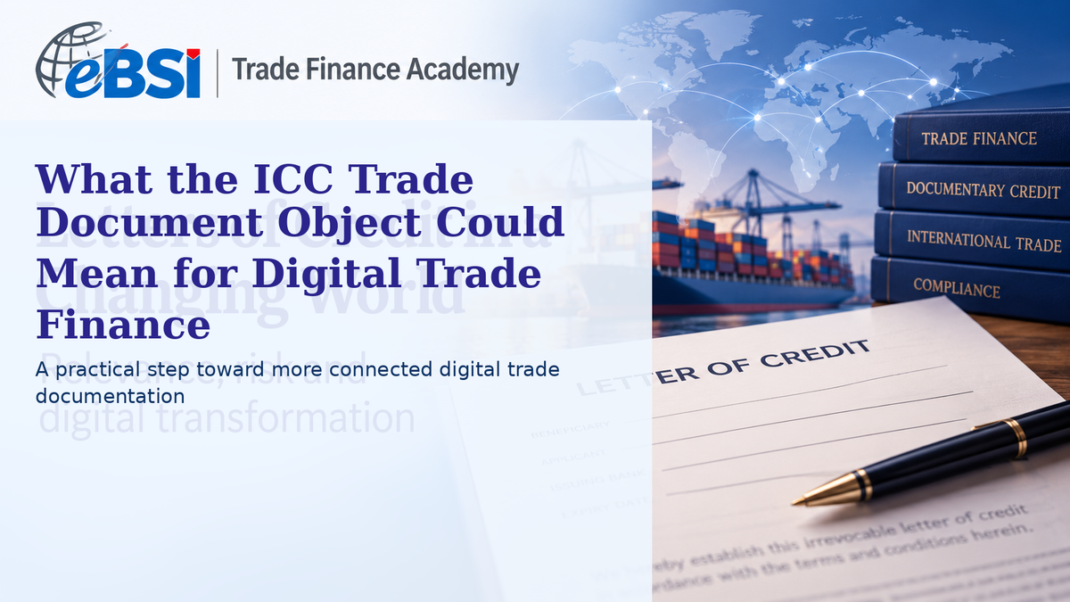 What the ICC Trade Document Object Could Mean for Digital Trade Finance | eBSI