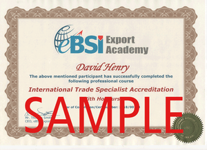 ITSAFT - International Trade Specialist Accreditation - Fast Track Program