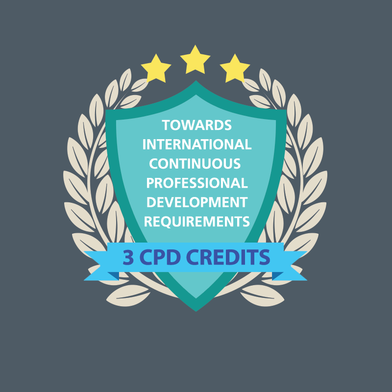 3 CPD Award for this course