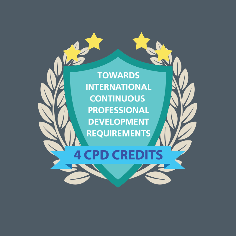 4 CPDs awarded for this course