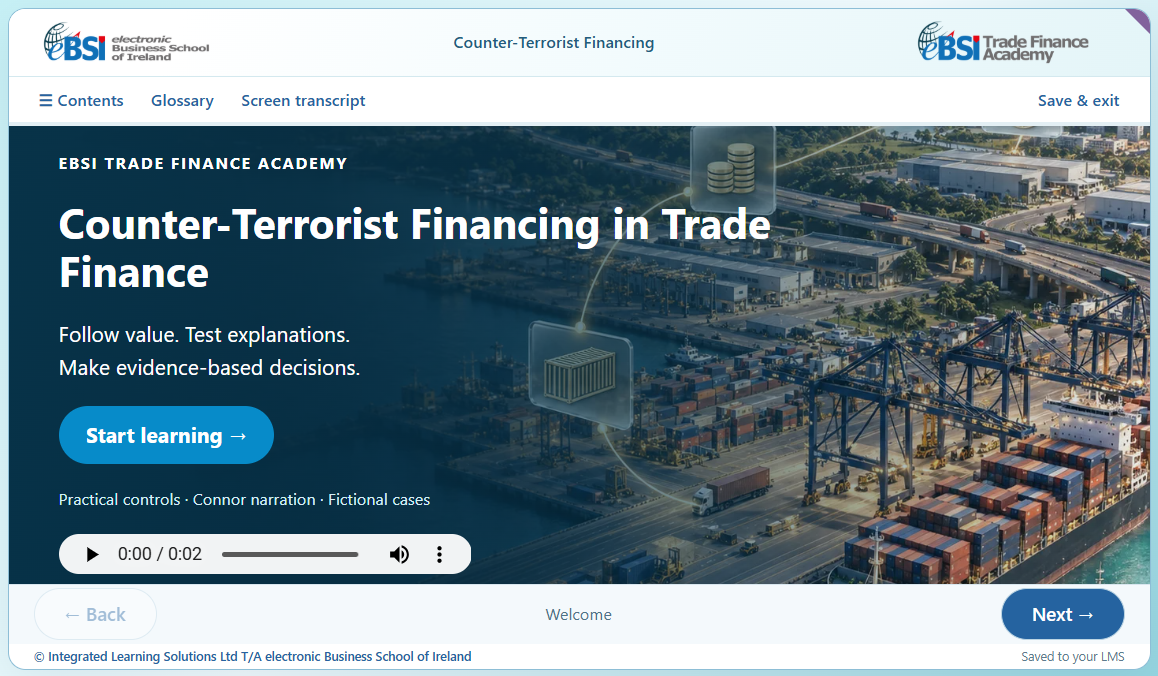 Counter-Terrorist Financing in Trade Finance