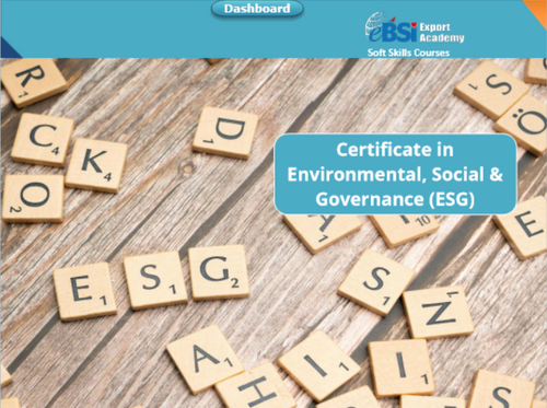 Certificate in Environmental, Social and Governance (ESG)