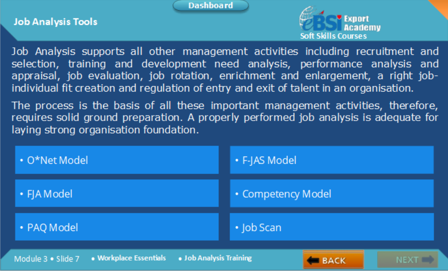 Job Analysis