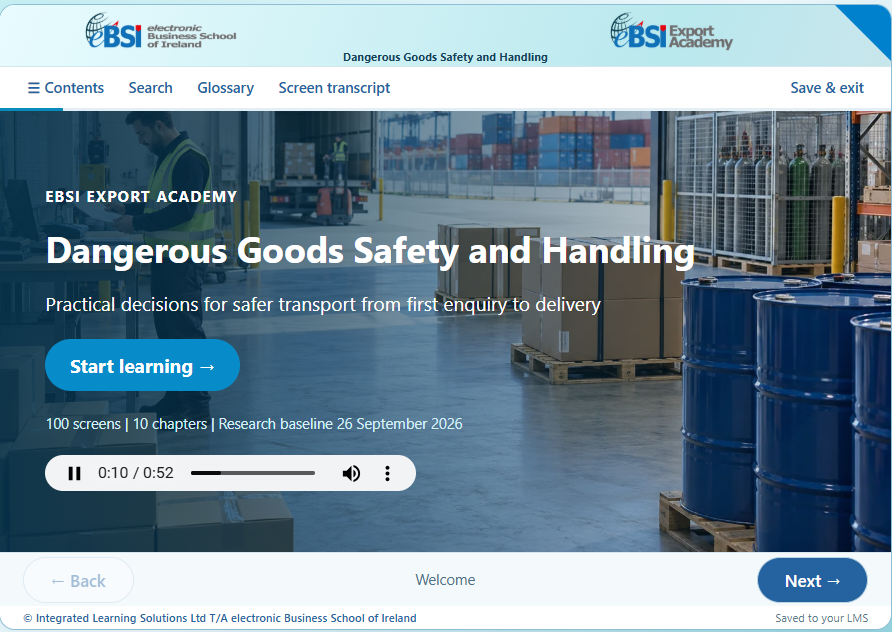 Dangerous Goods Safety and Handling