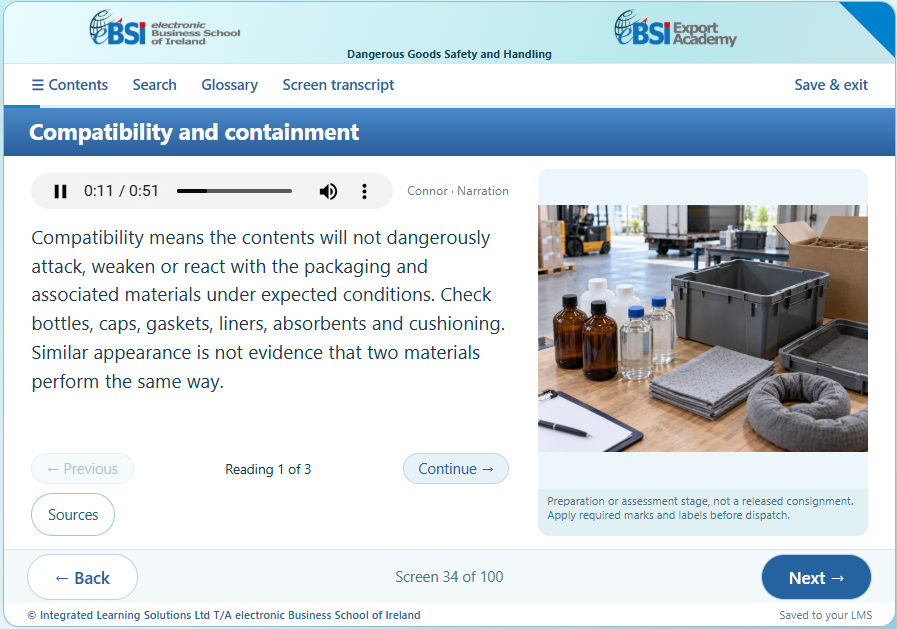 Dangerous Goods Safety and Handling