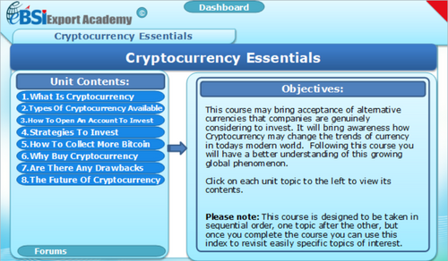 Cryptocurrency Essentials