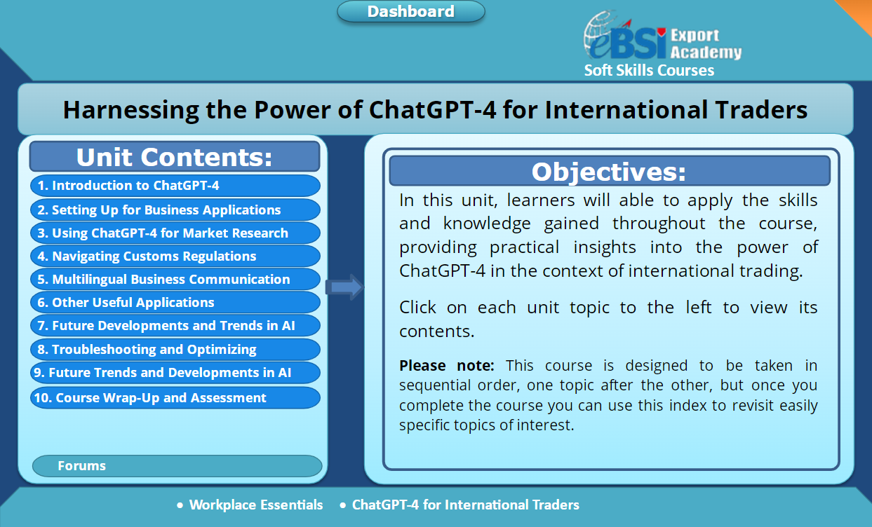 Artificial Intelligence Tools for International Trade