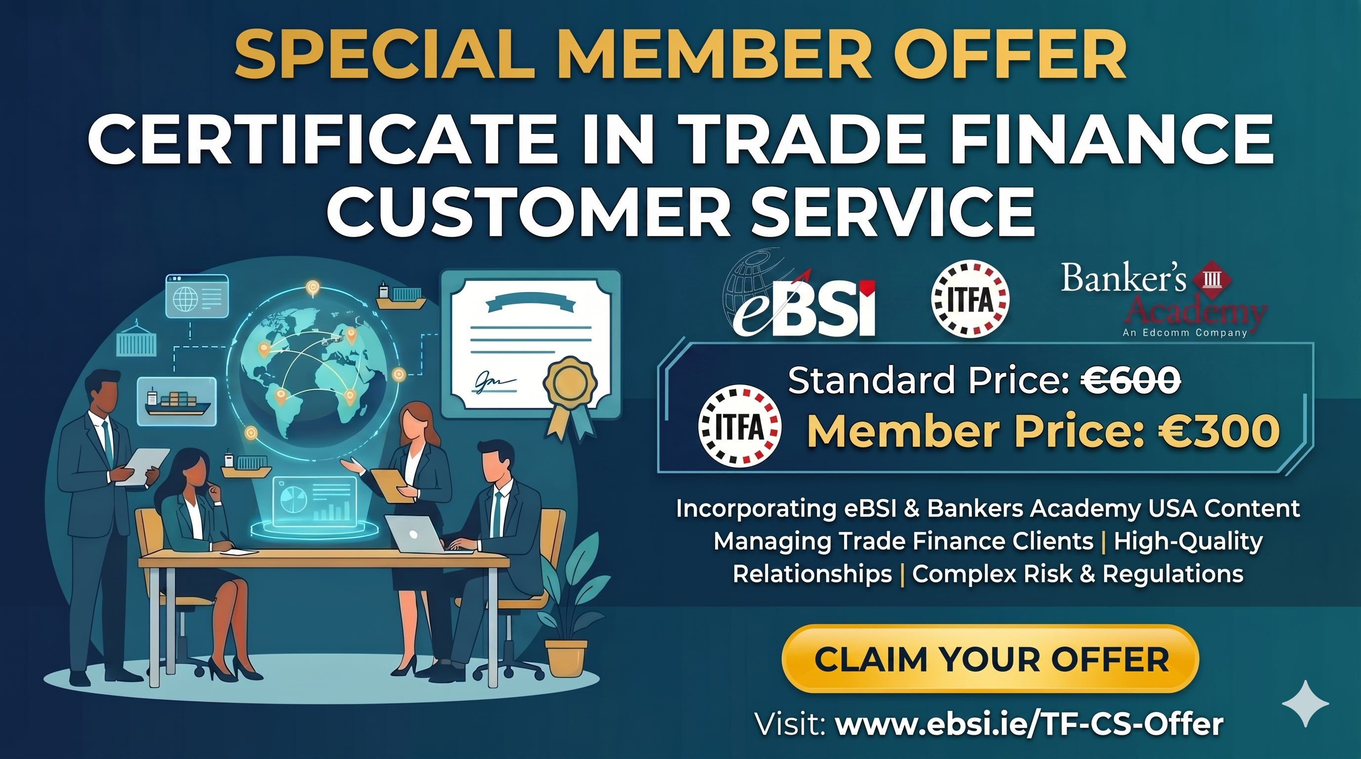 Certificate in Trade Finance Customer Service ITFA Special Offer