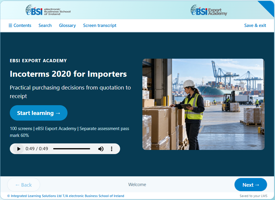 Incoterms® 2020 for Importers