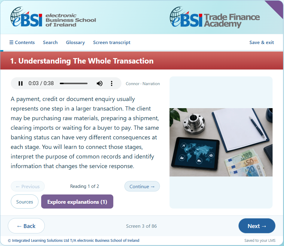 International Trade Context for Trade Finance Customer Service