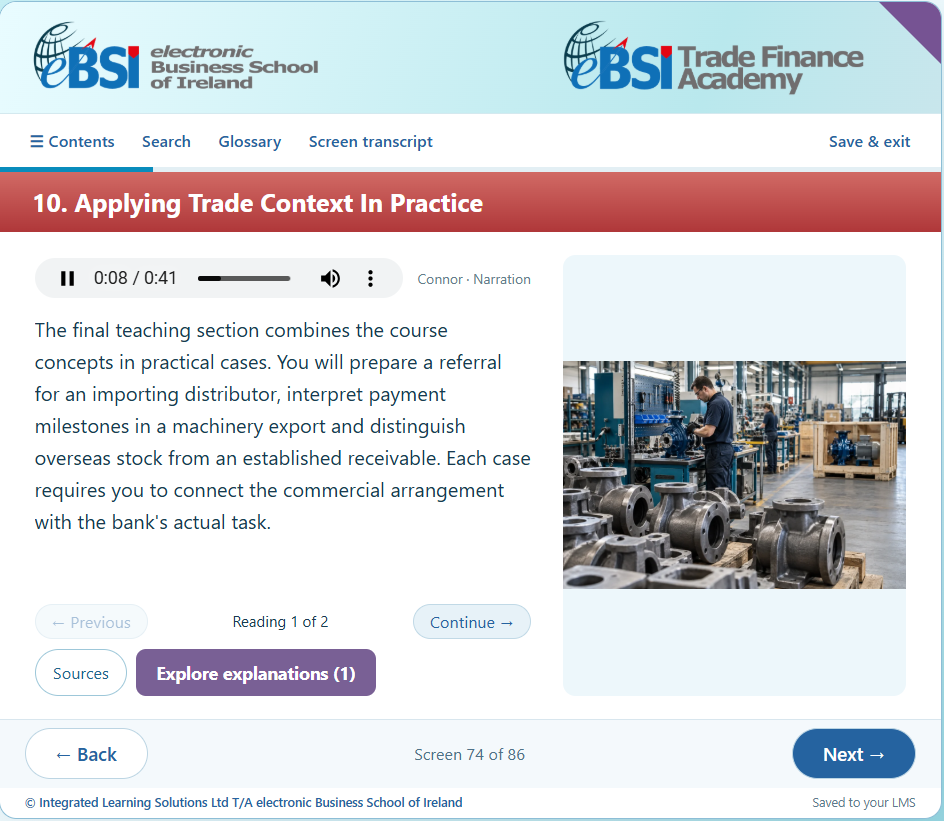 International Trade Context for Trade Finance Customer Service