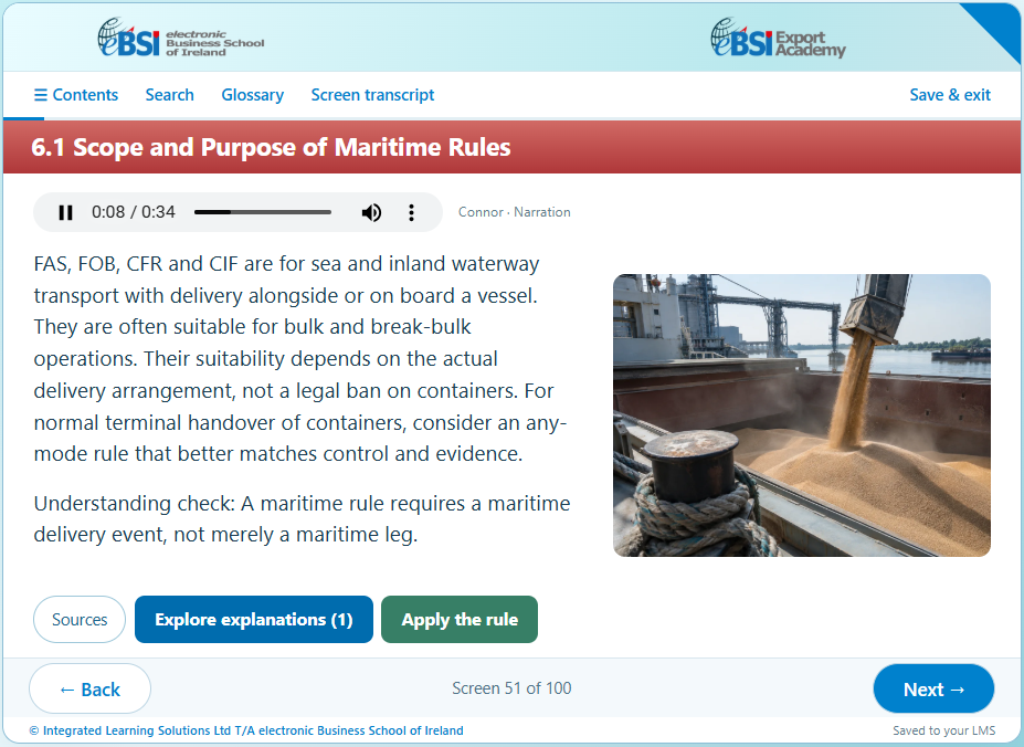 Practical Training on the Incoterms® 2020 Rules