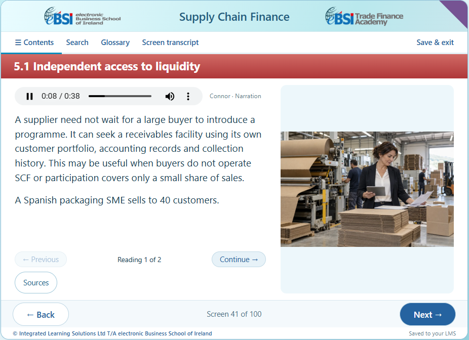 Supply Chain Finance