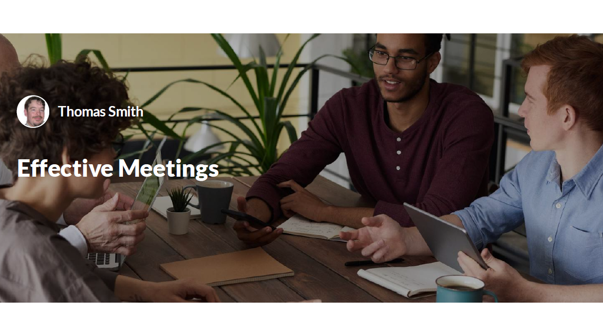 Effective Meetings