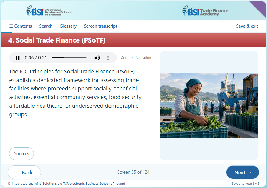 Sustainable Trade and Trade Finance