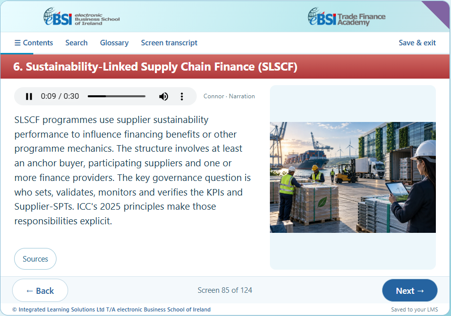 Sustainable Trade and Trade Finance