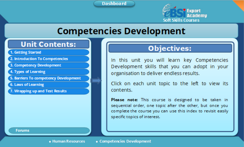 Competency Development