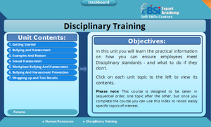 Disciplinary Training