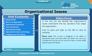 Organizational Issues