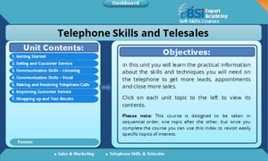 Telephone Skills and Telesales