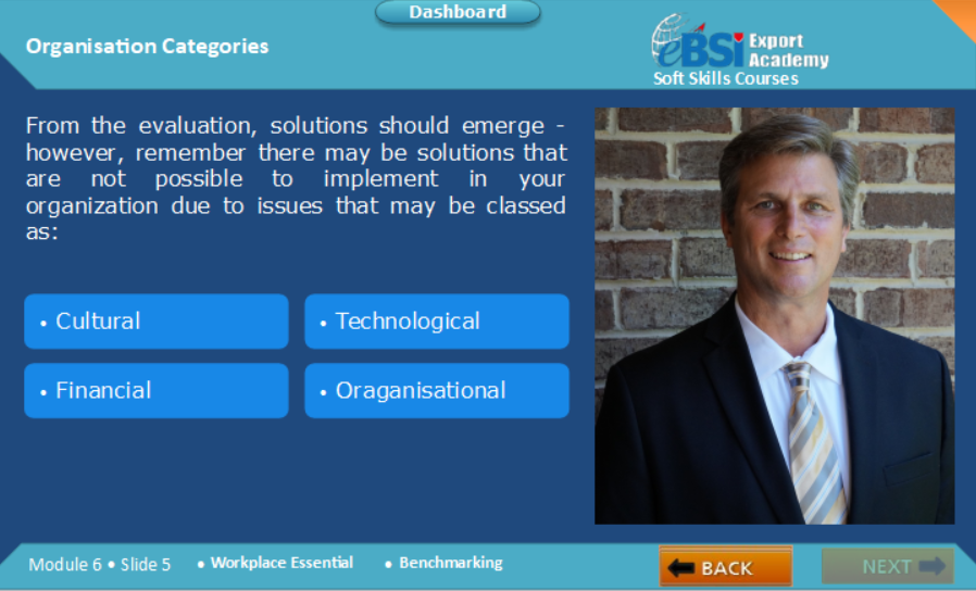 Benchmarking – eBSI Export Academy