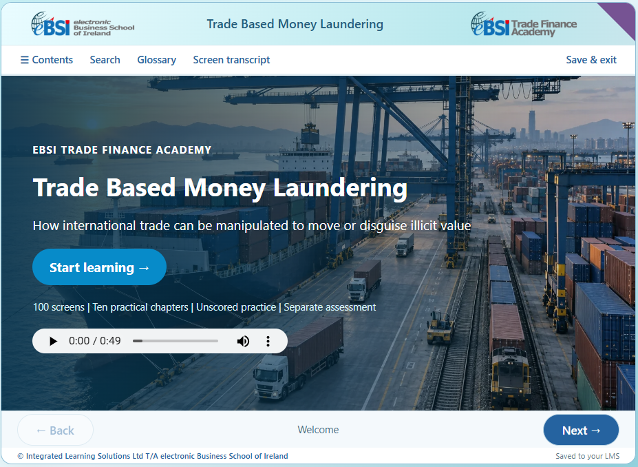Trade Based Money Laundering