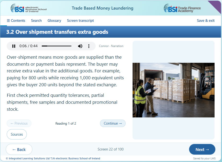 Trade Based Money Laundering