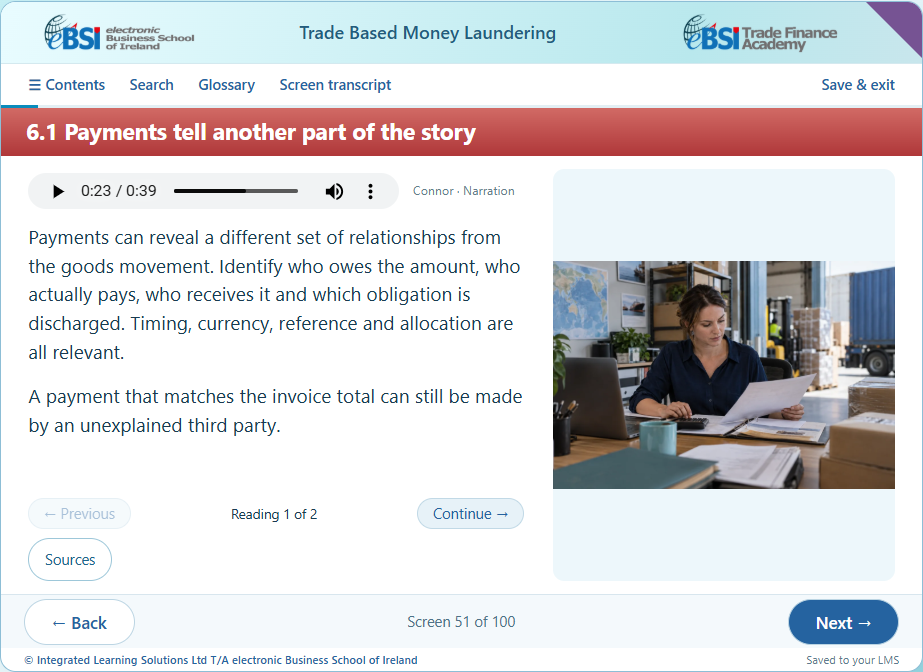 Trade Based Money Laundering