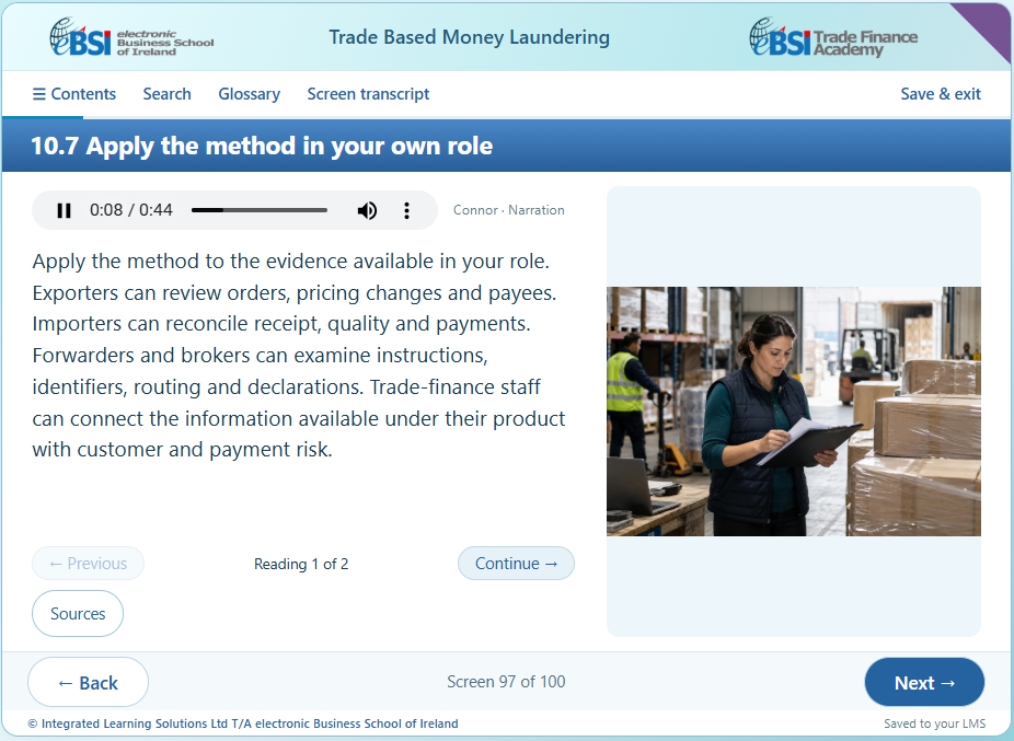 Trade Based Money Laundering