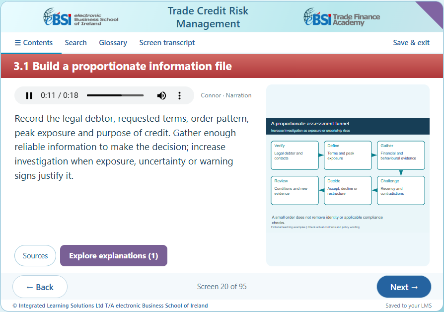 Trade Credit Risk Management