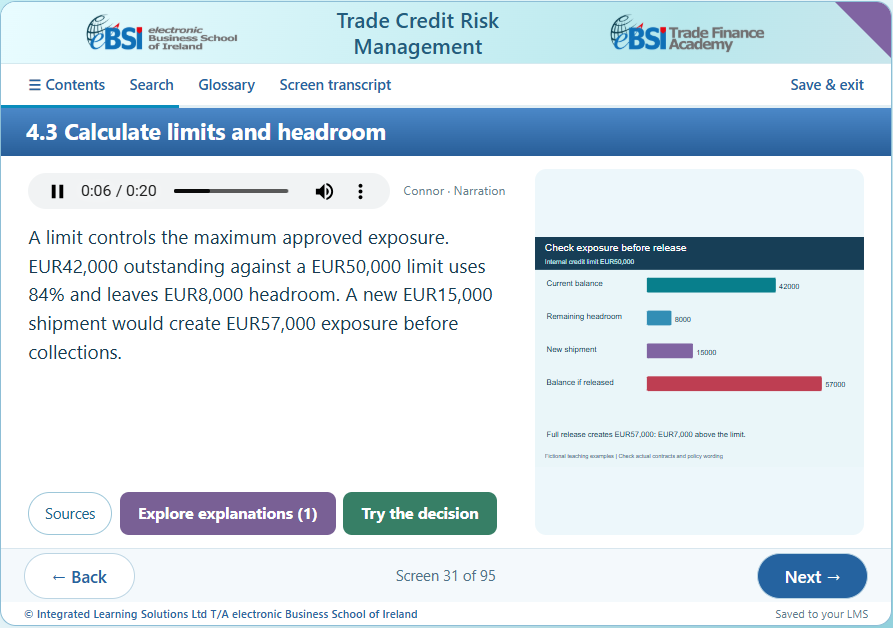 Trade Credit Risk Management