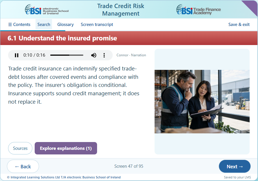Trade Credit Risk Management