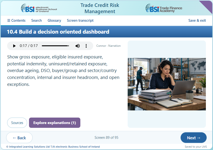Trade Credit Risk Management