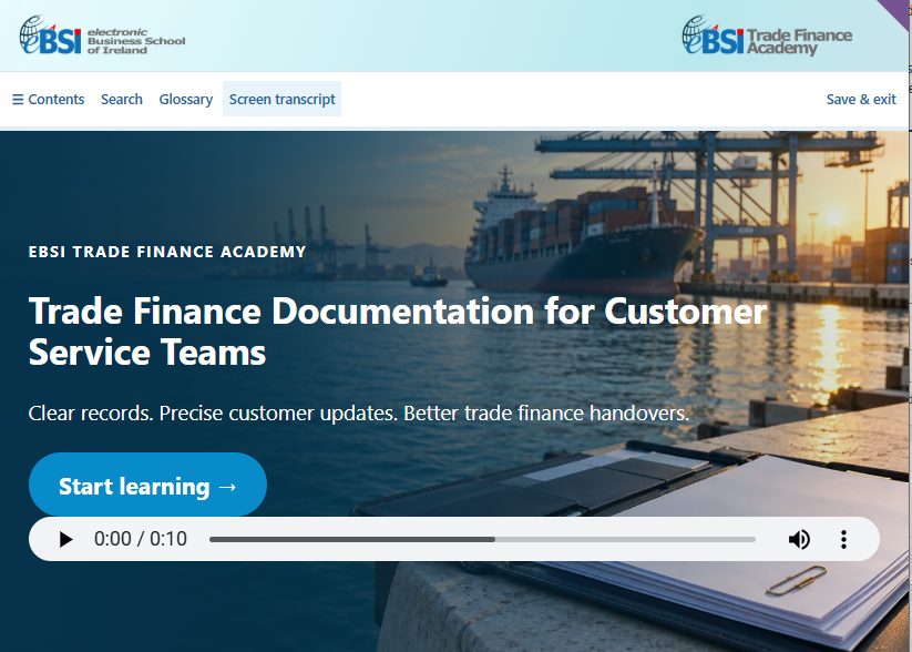 Trade Finance Documentation for Customer Service Teams