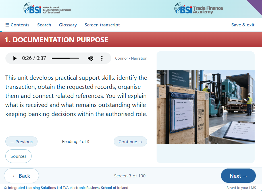 Trade Finance Documentation for Customer Service Teams