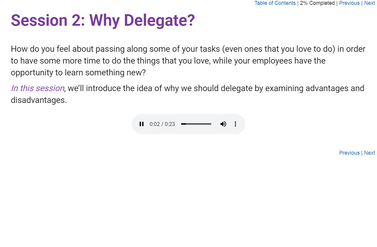 Delegating Effectively