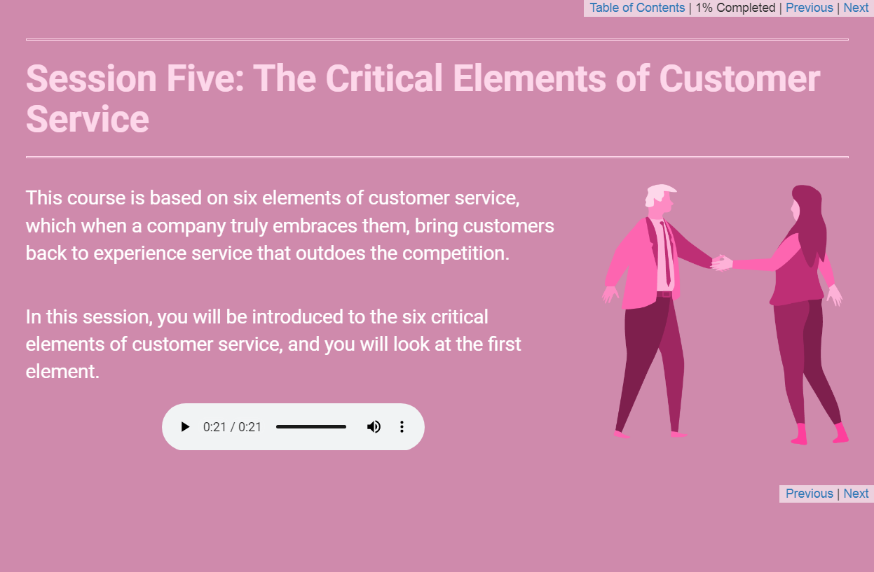 Critical Elements of Customer Service