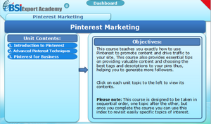 Pintrest Marketing - eBSI Export Academy