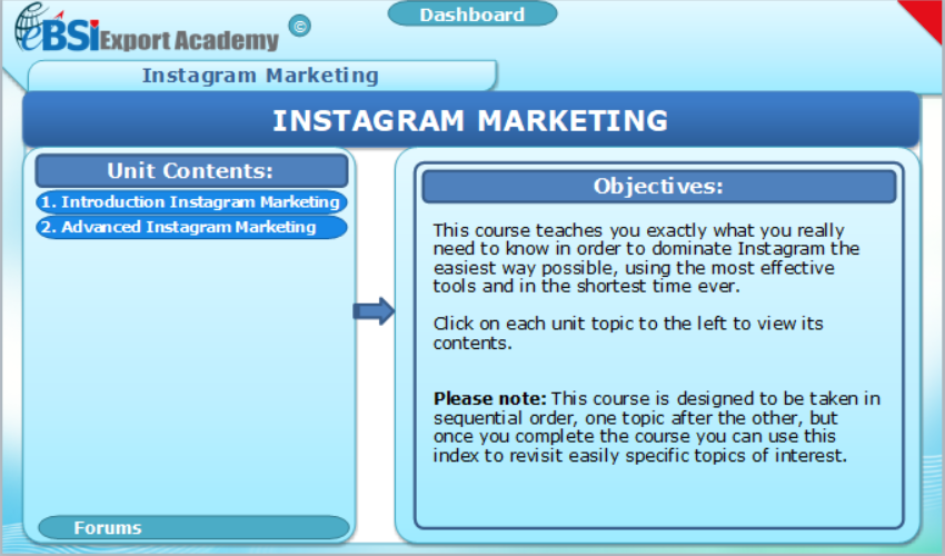 Instagram Marketing - eBSI Export Academy