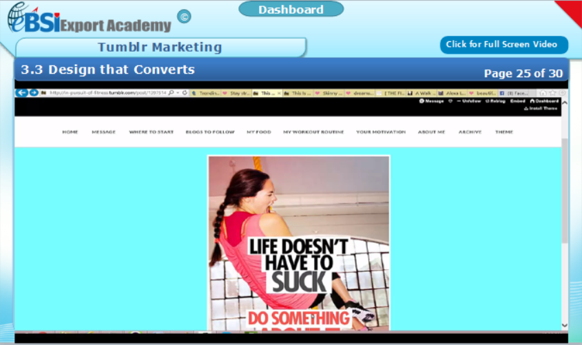Tumblr Marketing - eBSI Export Academy