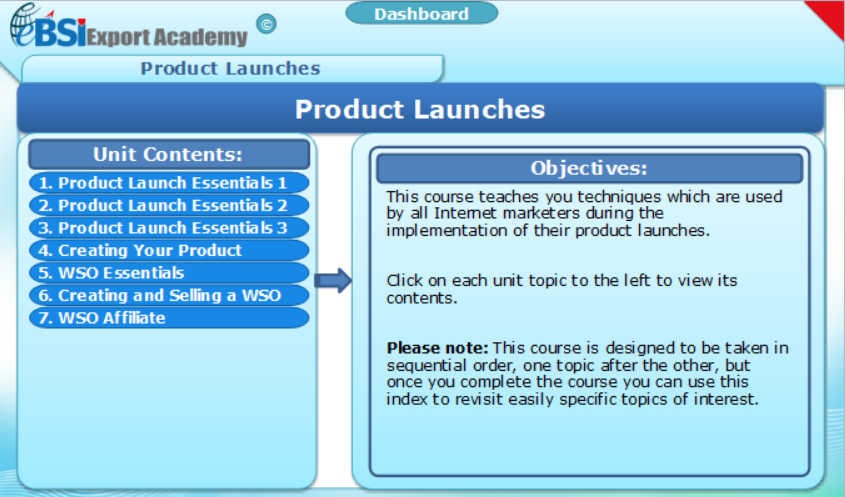 Product Launches - eBSI Export Academy