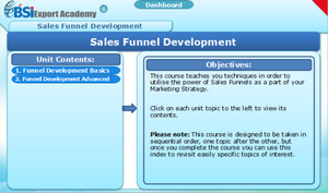 Sales Funnel Development - eBSI Export Academy